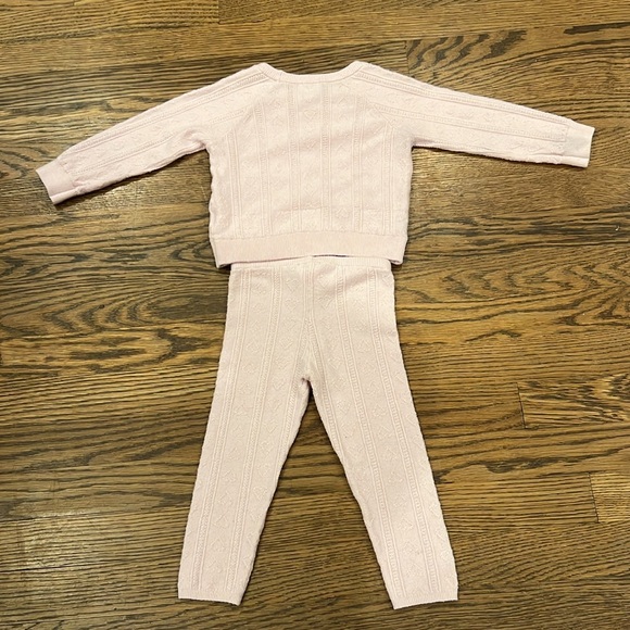 💕x2HP💕Splendid Infant Girls Lots of Love Sweater Set pink - Picture 3 of 13